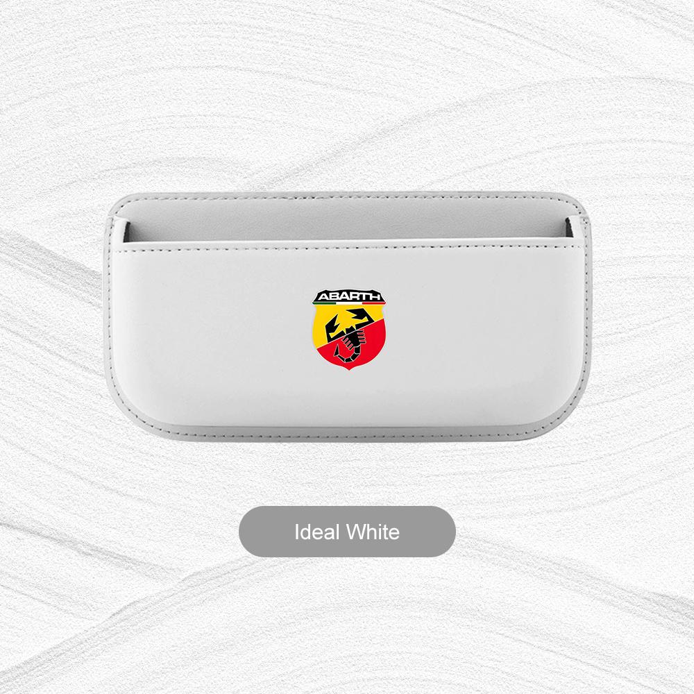 Scatola portaoggetti per portiera auto Custodia per raccogliere carte telefono chiavi Per Abarth 500e 500C 595 595C 695 600e 124 Tasca adesiva Accessori auto