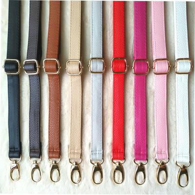 Ramenné pásy Kabelka Kožená kabelka PU Nastaviteľný DIY popruh Crossbody
