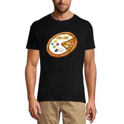 Camiseta masculina gráfica Pizza Option Star - Roupas para jogos - Humor Piada