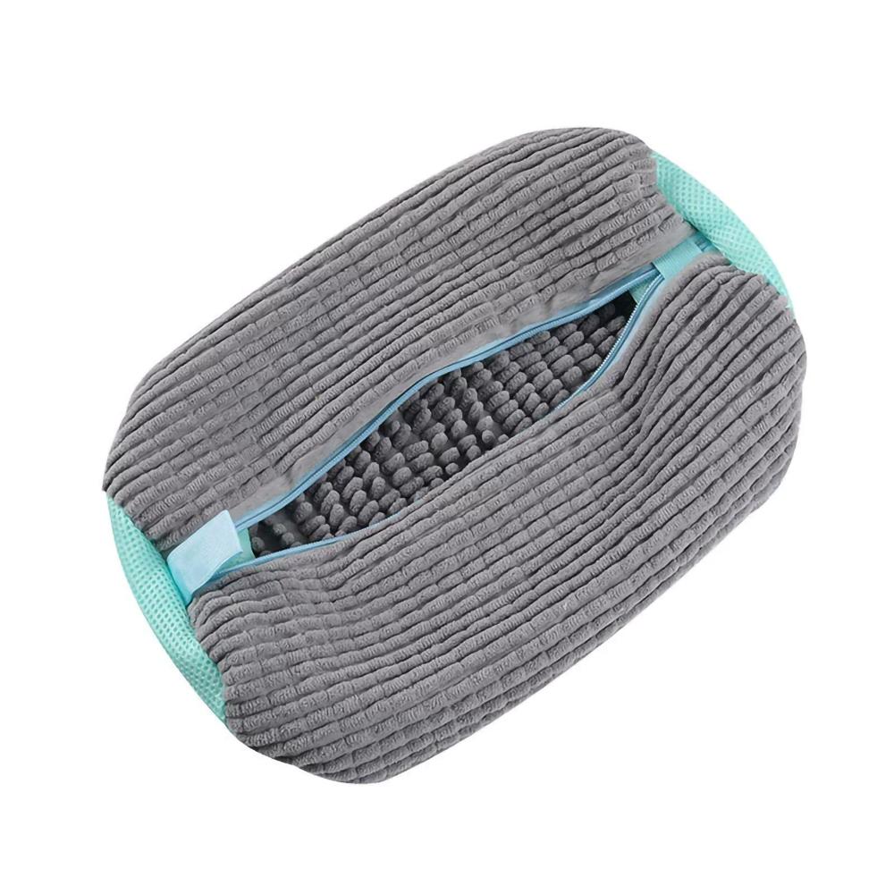 Durable Shoe Washing Machine Bag for All Shoe Types-Yellow Blue Grey ,Ideal for Sneakers and Casual Shoes,Laundry Wash Bag