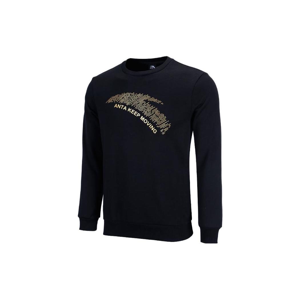 ANTA Sweatshirts Men s Black Crew Neck Moderate Other 952118718-2 M