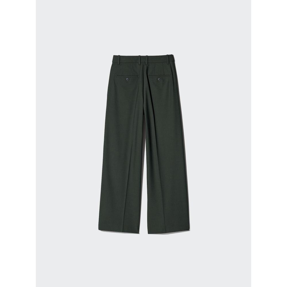 Uniqlo Smart Wide Pants  Leg Length 70 74 Cm 