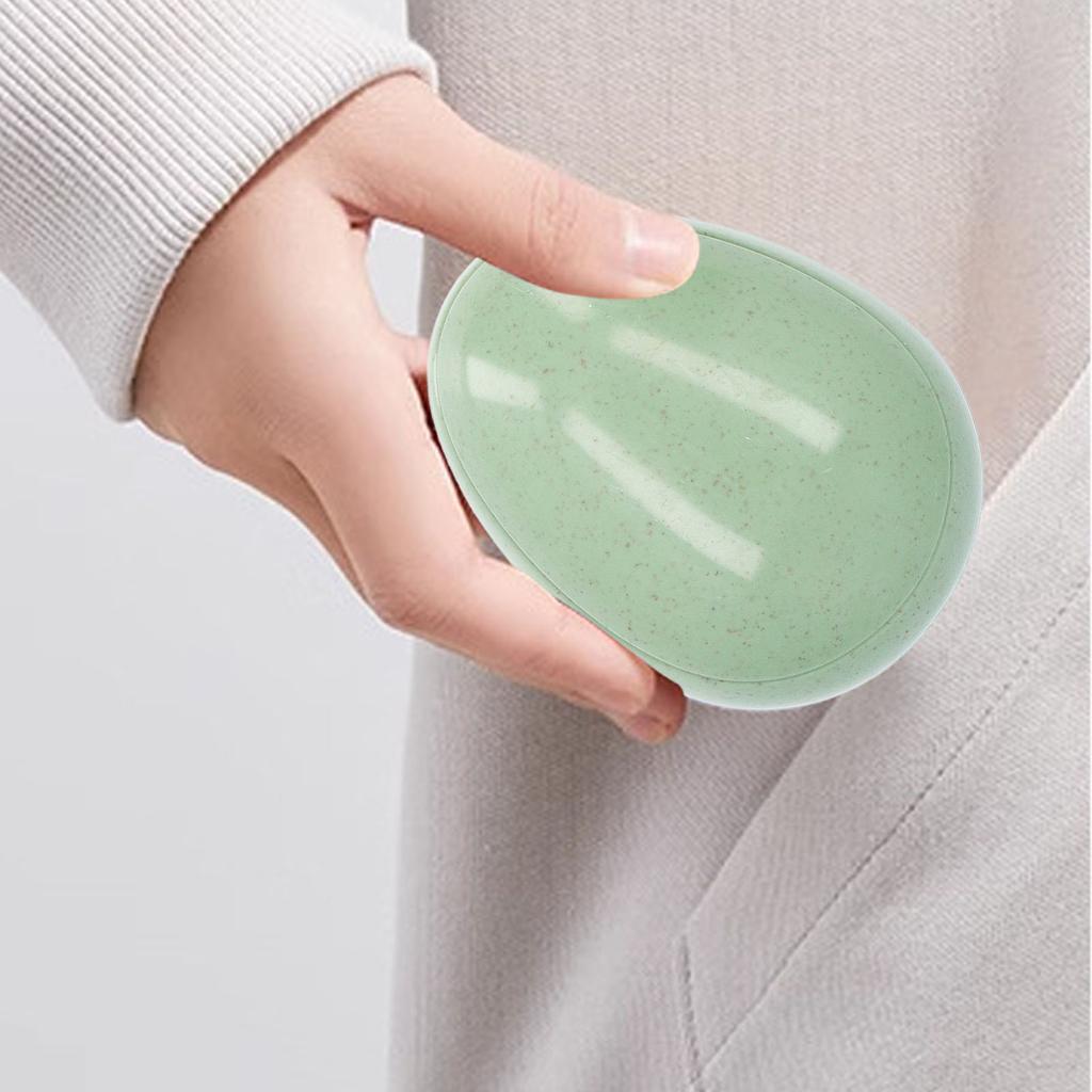 4PCS Egg Shape Hair Brush Portable Travel Dry Wet Hair Brush Soft Teeth Massage Shampoo Comb for Salon Home