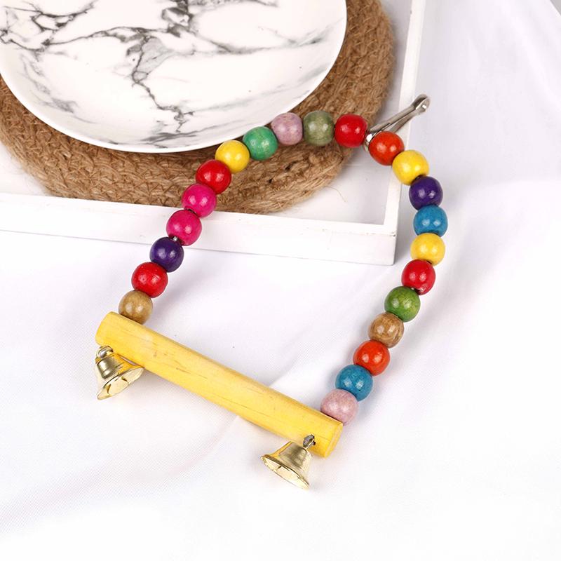 Pet Bird Swing Parrot Parakeet Budgie Cockatiel Cage Hammock Toys Hanging Toy