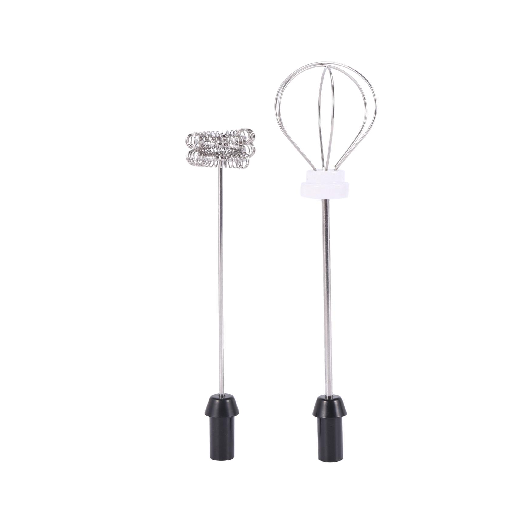 

Good-2X Rechargeable Electric Milk Frother With 4 Whisks, Handheld Foam Maker For Coffee, Latte, Cappuccino, Hot Chocolate срібний