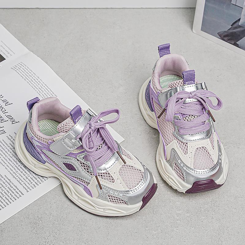 Children's Sports Shoes Girls Shoes Running Shoes New Female Treasure Dad Shoes Student Casual Shoes Soft Sole Spring