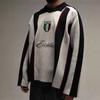 Ins Style Letter Embroidery Loose Fit Long Sleeve Sweatshirt Men Women Casual Streetwear