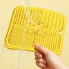Slow Feeder Lick Mat with Suction Cups Silicone Pet Bowl for Anxiety Relief Digestion BPA-Free Portable Dog Food Puzzle Mat for Wet Food Yogurt Treats