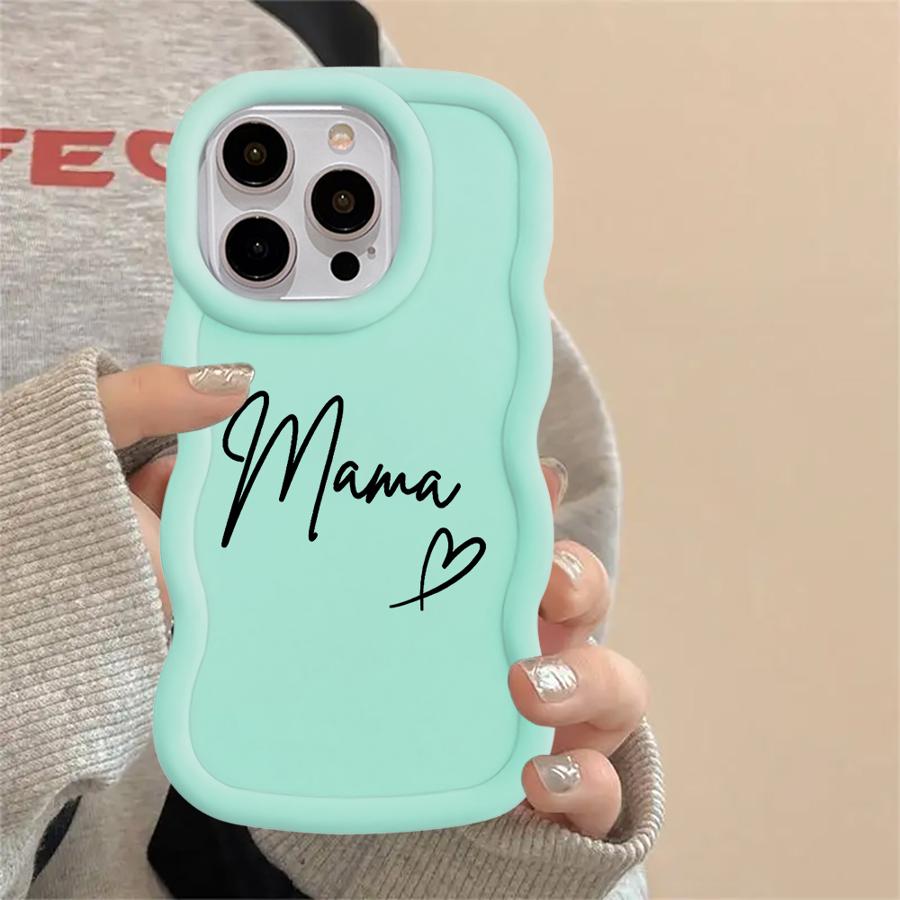 

Чехол для iPhone 12 15 Plus 8 13 17 Air 14 11 16 Pro Max XR Мягкий чехол для телефона Рисунок Мамы iPhone 12 Pro