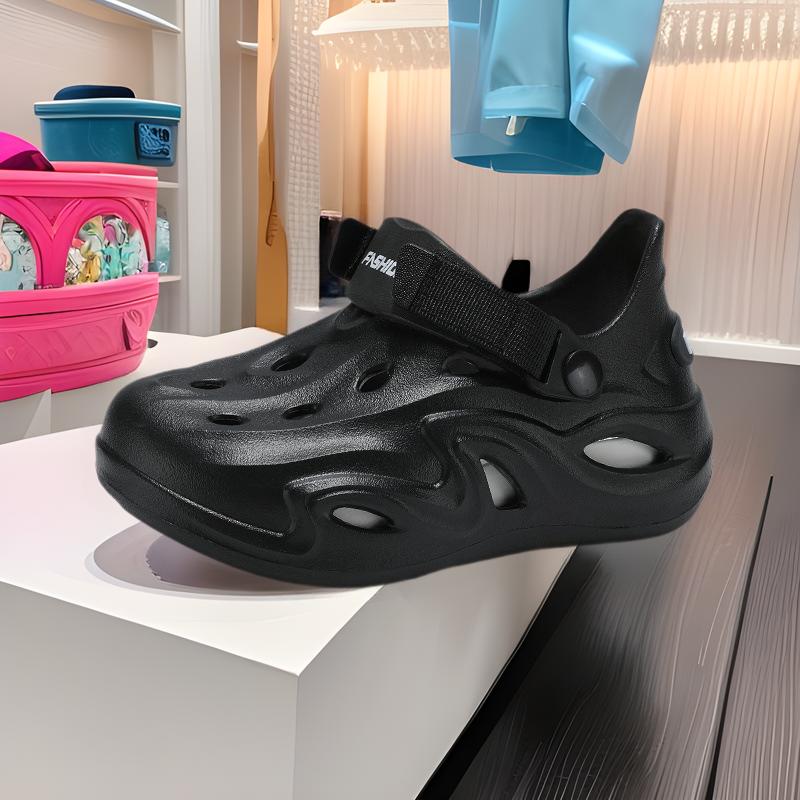 

Men s hole shoes summer wear 2025 new non-slip bag head stepping on shit sandals dual-purpose outdoor driving slippers 28-29