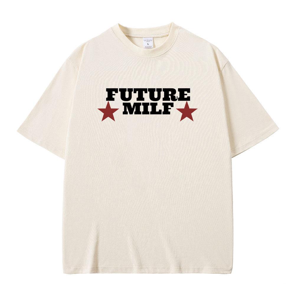 Rapper Future Milf Graphic Print Tshirt Men Women Hip Hop Vintage Tees Male Oversized Streetwear Men's Fashion Casual T-shirts