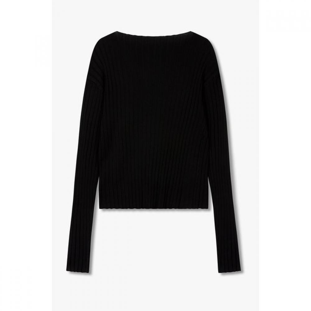 Studio Tomboy Ribbed Two Way Cardigan 9106251202ar