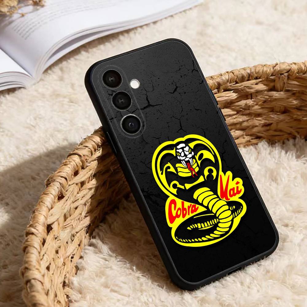 C-Cobra Kai Snake Phone Case For Samsung Galaxy A91,80,73,72 ,71,53,52,32 ,31,22,21s,20,Soft Black Case