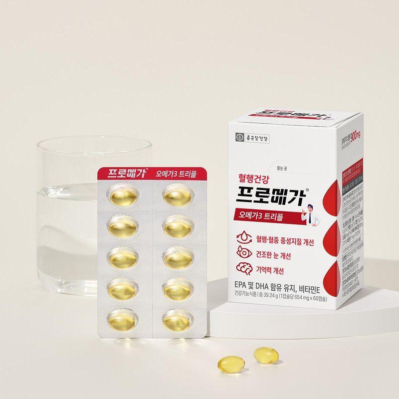Chongkundang Promega Omega 3 /654mg X 60 X 2