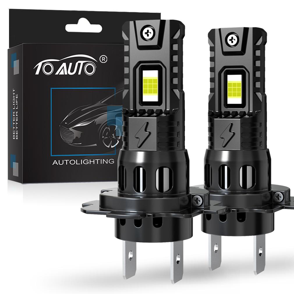 TOAUTO H4 Led Headlights 70W 30000LM H7 LED Canbus 9005 9006 H11 Car Light Bulbs Auto Headlamp Fog Lights 6000K 12V 24V White H7