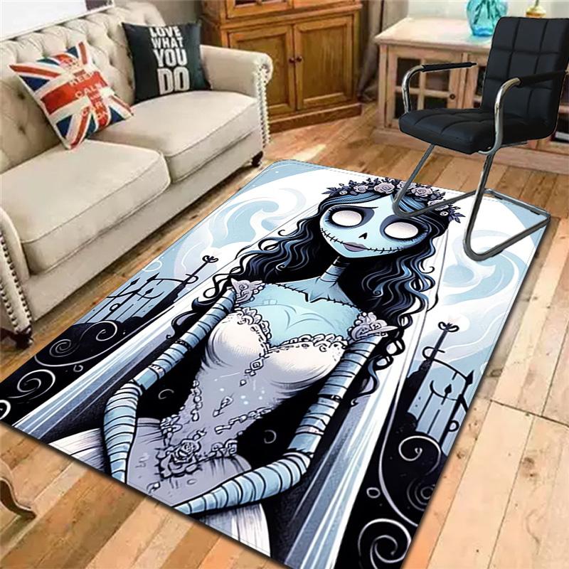 Corpse Bride Rug Floor Mat for Living Room or Bedroom Soft and Comfortable Carpet a Gift for Birthday and Holiday.NFF0928197