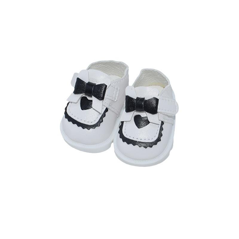 20cm Star Cotton Doll Shoes with Heart Bow - Princess BJD Doll Accessories