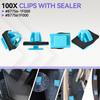 100Pcs Side Rocker Panel Retainer Moulding Door Trim Clips Fastener Fit for Hyundai Santa Fe Kia Sportage 877561F000 87756-1F000