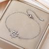 Spiral Sun Pendant Women's Personality Bracelet Fashion Minimalist Design Delicate Gift
