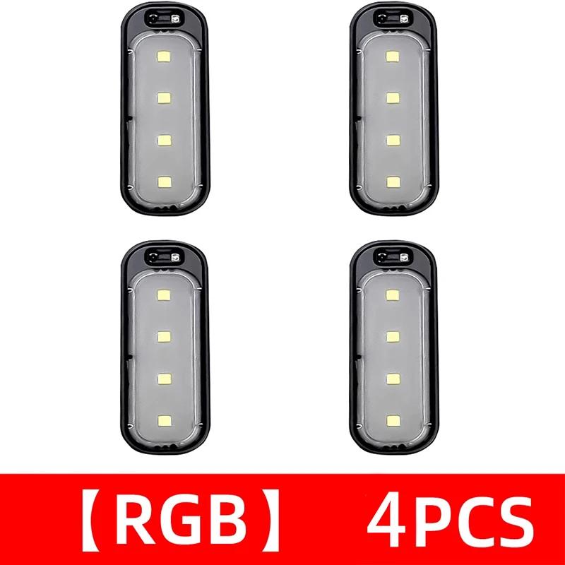 Door Welcome Light/interior Ambient Light Car Door Lighting, Wiring Free Ambient Light Door Opening Warning Sensor Welcome Light