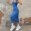 Women's Fashionable Solid Color Sleeveless Camisole Casual Dress