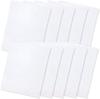 Kokon Half Towel White 10 Sheets  Fray Resistant Processed 