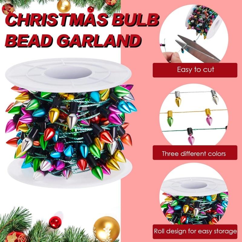 Premium-Quality 5M/Roll High-Standard Colorful Superior-Grade Bulbs First-Class String Top-Grade Garland First-Class Christmas Superior-Grade Home