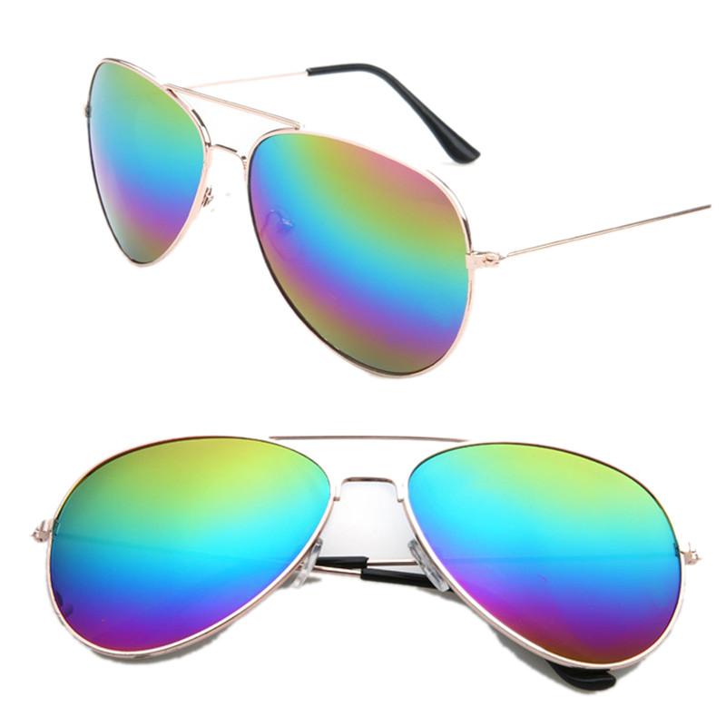 Vintage Sunglasses Men Women Classic Pilot Gradient Mirrored Lens Sun Glasses Sunglass