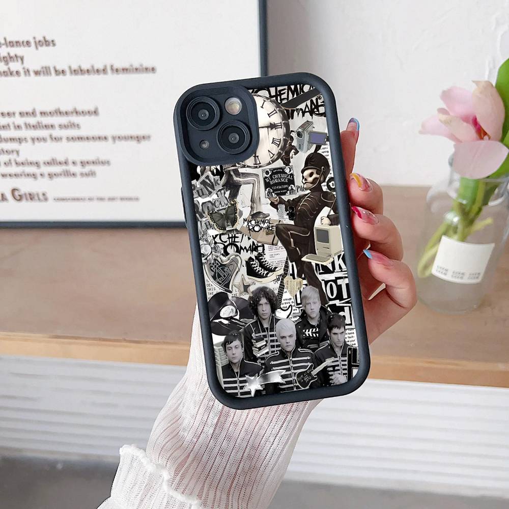 

Чехол для телефона Rock Band M-My C-Chemical R-Romance для IPhone 17 16 15 14 13 12 11 Pro Max Plus MINI Мягкий чехол iPhone 12 pro