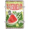 Fruits Metal Sign Bar Wall Decoration Tin Sign Vintage Metal Sign Vegetables Painting Plaques Art Fruit Poster