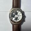 Used TIMEX Suntory Whiskey Collaboration Chronograph Men's Watch Brown