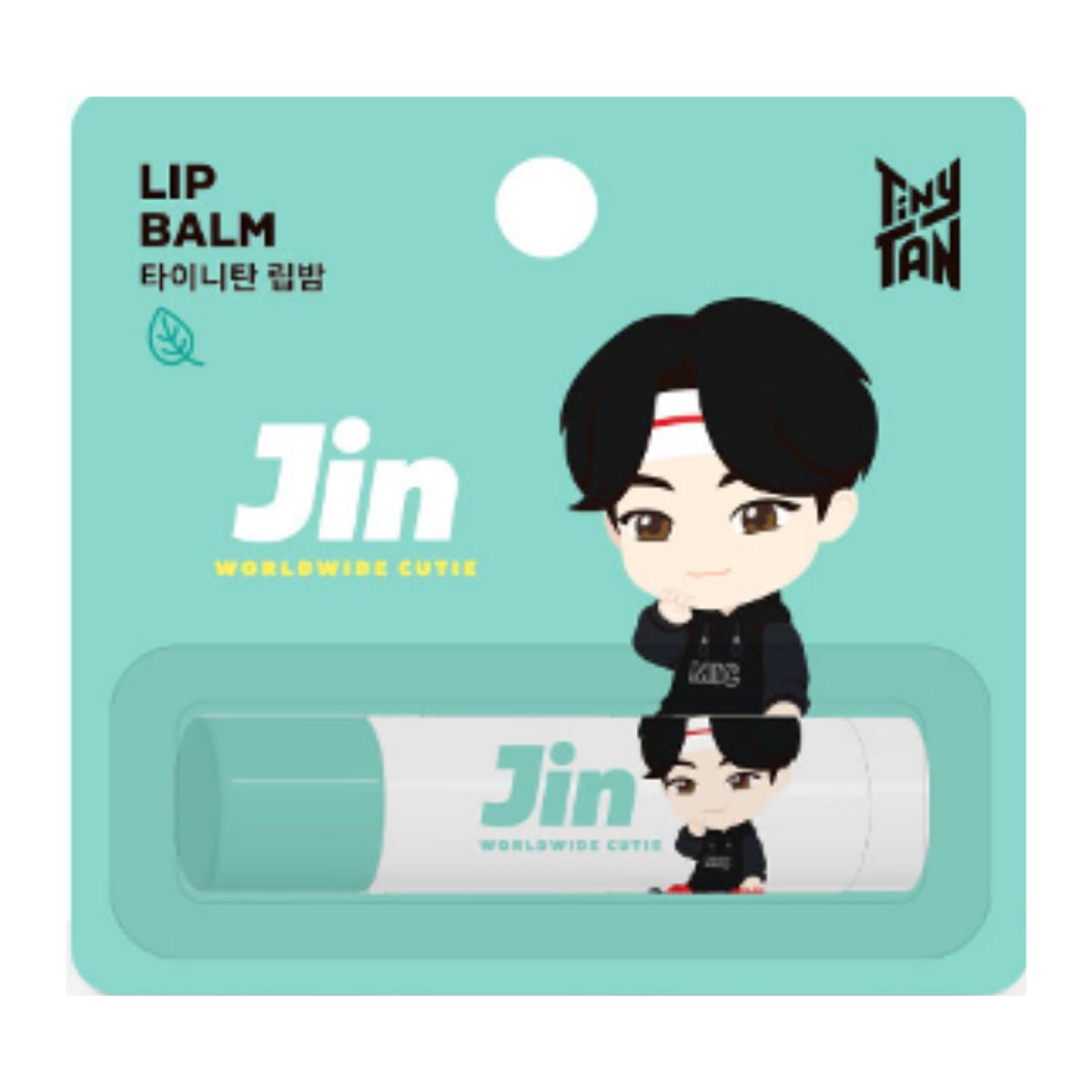 TinyTAN BTS Lip Care Moisturizing Nourishing Balm Jin Mint 4.5g x 1ea