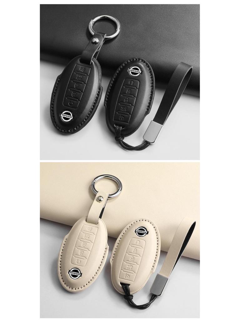 Pinke Schlüsselhülle für Nissan Patrol Y62 5-Tasten Smart-Schlüssel (2018-2019)