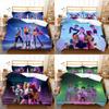 Kpop Demon Hunters Threepiece Bedding Set With Print For Modern Bedroom Decor