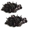 100PCS Car Body Fender Metal Screws Bumper Moulding Retainer Clips Bolts 7mm Hex