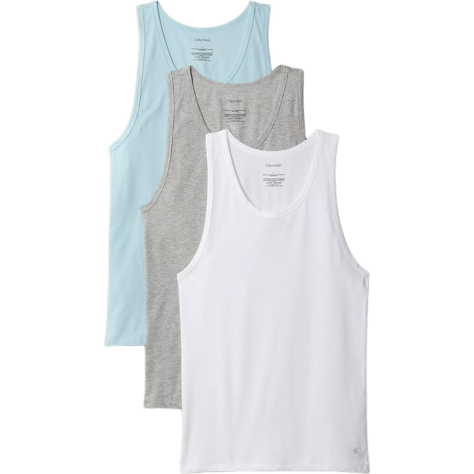 

Calvin Klein Casual Versatile Fashion Round Neck Breathable Vest 3-Pack Men Tops NB4184-VPF L