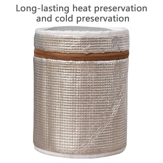 Insulated Lunch Bag Leak-Proof Inner Tank Waterproof Oxford Carrier Keeps Food Warm 4-6 Hours Lunch Bag for Office Picnic