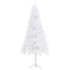 Sapin artificiel d'angle - Blanc - 240 x 85 cm