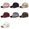 Spring Summer Embroidered Letter Sunscreen Baseball Cap Outdoor Sunshade Cap