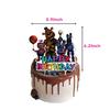 34 stk Five Nights at Freddy's festartikler inkluderer kaketopp, ballong, banner