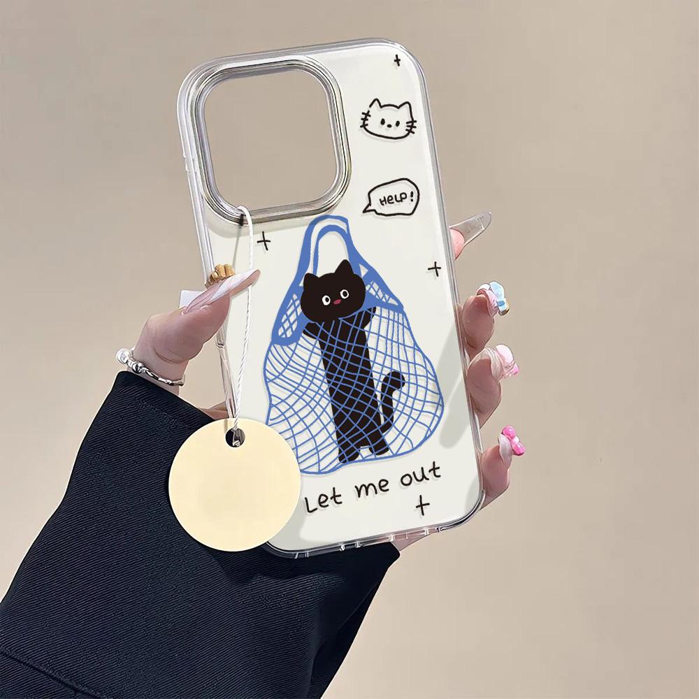 Painted Phone Case for iPhone 12 13 15 16 iPhone 16 12 13 14 15 Pro  14 15 16 Pro Max Coverage Shockproof Anti-Fingerprint Fresh Style Protective Case