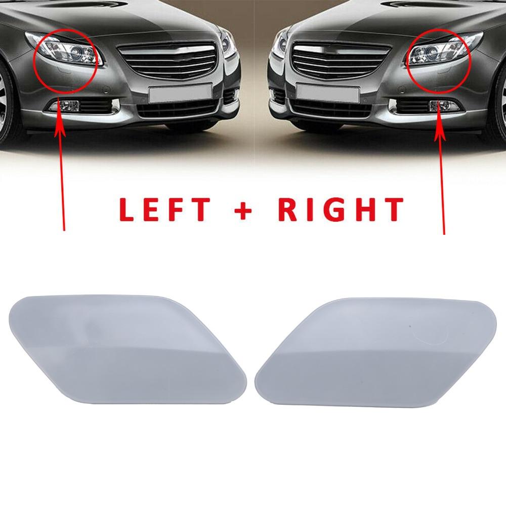 2PCS Grey Headlight Washer Cover for Vauxhall Opel Insignia 2008‑2014 Front Bumper Refit
