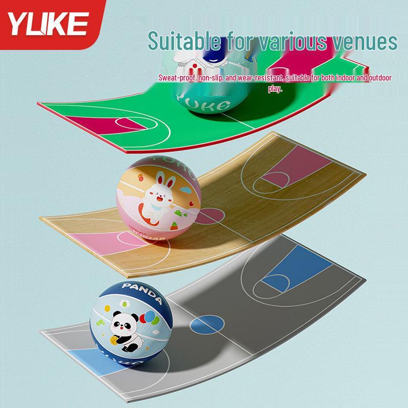 Durable Size 5 Basketball for Kids: Ideal for Elementary and Kindergarten Training, 3-4 Size for Boys and Girls Beginners.