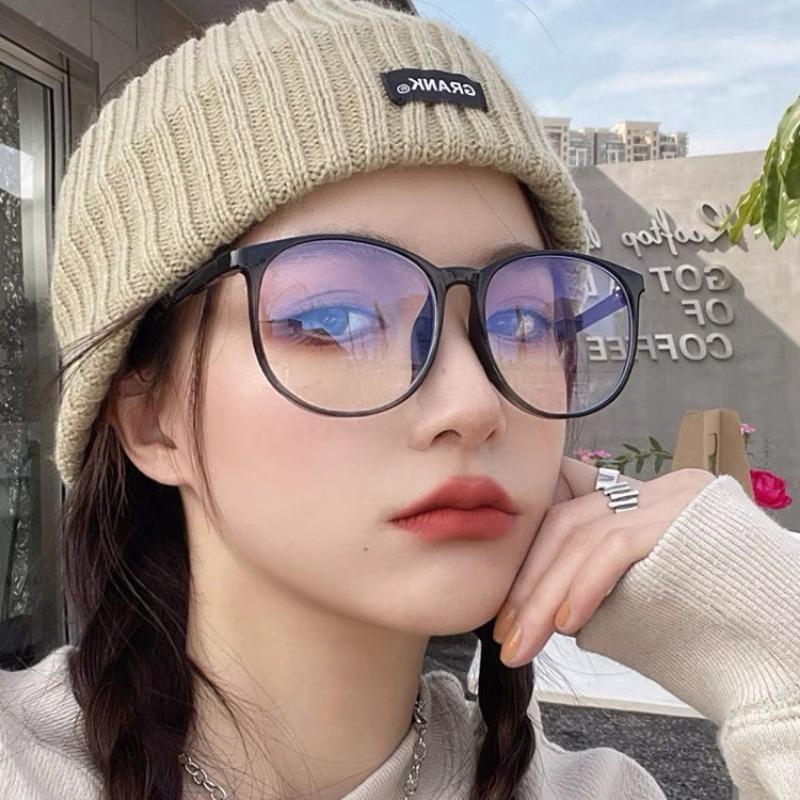 Fashion Unisex Eyeglasses Anti-radiation Anti-blue Light Glasses for Women Korean Frame Eye Wear