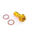 Motorrad Bremsleitungen Bremssattel Universal M10X1.25/1.0mm Banjo Schrauben Bunte Motorrad Ölnippel Schrauben Öl Schrauben