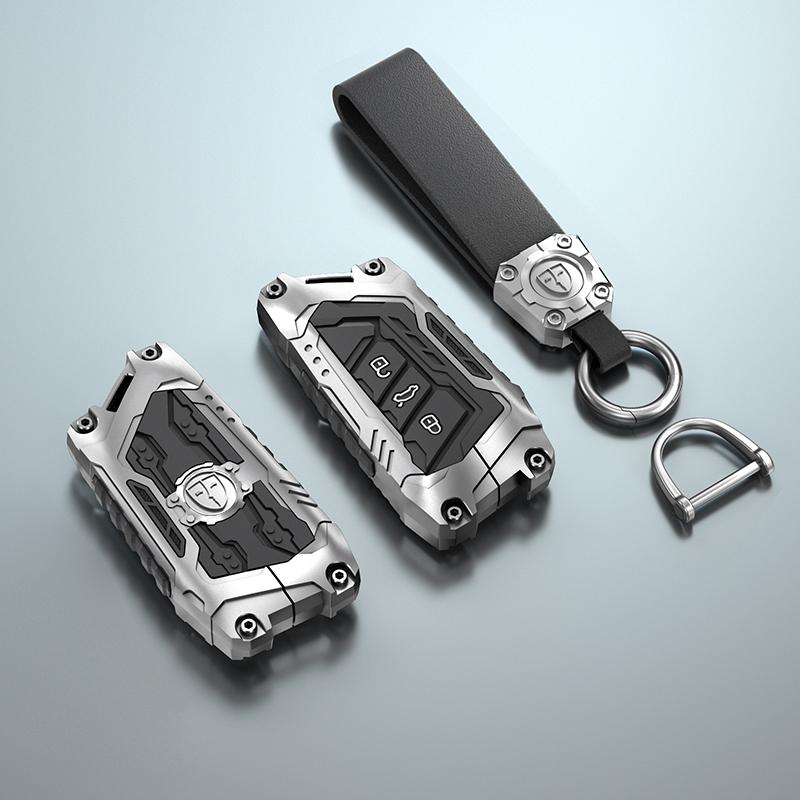 Galvanized Alloy Silicone Car Key Cover Case For VW Volkswagen Golf 8 MK8 Cupra Skoda Octavia A8 SEAT Leon MK4 2020 2025
