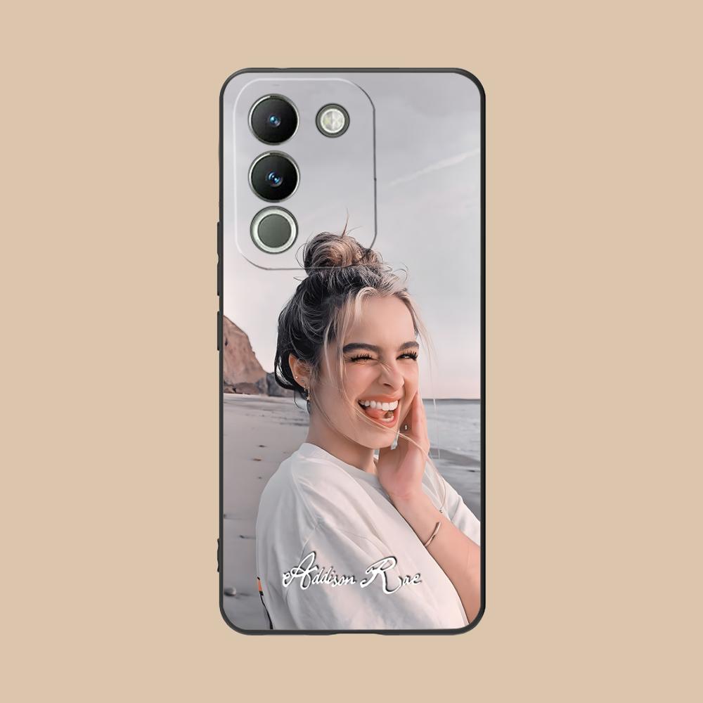 

Addison Rae Mobile Phone Case for VIVO Y77 76 75 74 73 72 58 56 55 51 50 38 36 Y19 Y18 Y03 Y01 5G Colorful Printing Cover Pretty vivo Y01