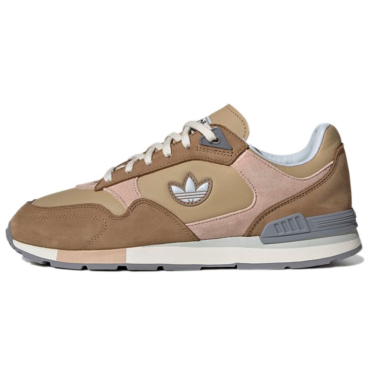 

Кроссовки унисекс Adidas Treziod бежевого тона пепельно-жемчужного цвета коричневый картон GY0728 46