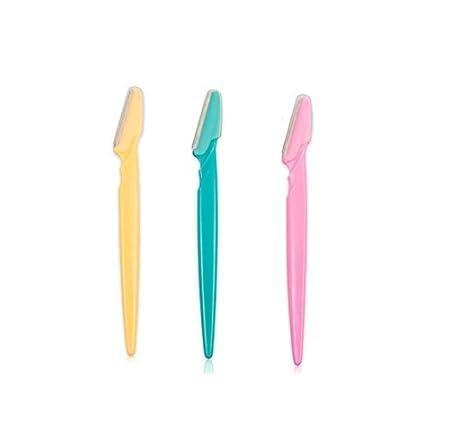 Atreus Eyebrow Razor Precision Sharpness for Trimming and Shaping Eyebrows - Multipurpose Exfoliating Face and Under Arms and Under Lag Razor. (Pac