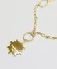 Bonbeau Sunshine Smile Double Chain Necklace Sunshine Double Chain Smile Coin Necklace